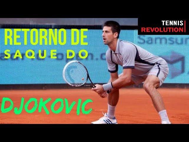 🔥 Aprenda a devolver saque igual o #Djokovic e vença mais jogos de tênis  ;-) 