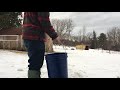 Tips on how to carry a bucket of water