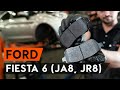 Как заменить тормозные колодки переднего дискового тормоза на FORD FIESTA JA8 [ВИДЕОУРОК AUTODOC]