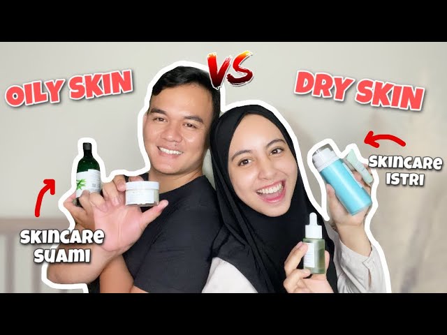 NIGHT SKINCARE ROUTINE BARENG SUAMI! seru bgt wkw class=