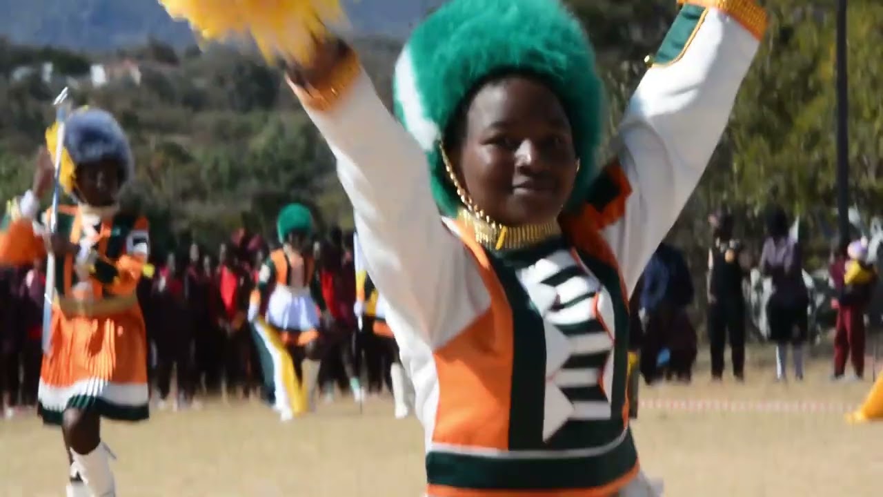 Mutendi high School Drum Majorities performing àt Dewure High School 