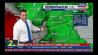 WSB-TV Channel 2 Action News Atlanta Severe Weather Coverage April 7, 2025