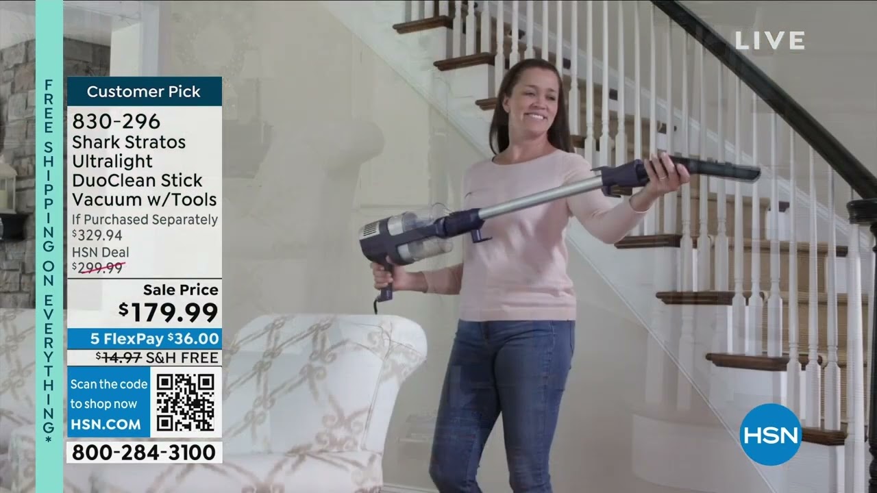 Shark Stratos Ultralight DuoClean   PowerFins HairPro Va...