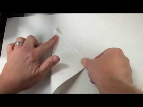 Come piegare un origami a vela e Wave Form Base