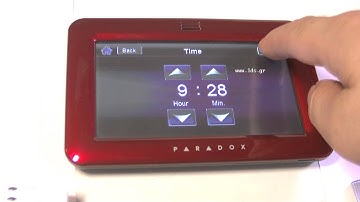 paradox tm50 Ρύθμιση ημερομηνίας και ώρας