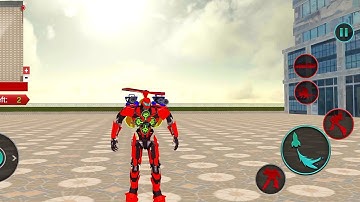 Flying Dragon Robot Transform Formula Game - Android Gameplay