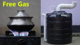 How to use free gas from garbage new technology 2023 | Make gobar gas at home