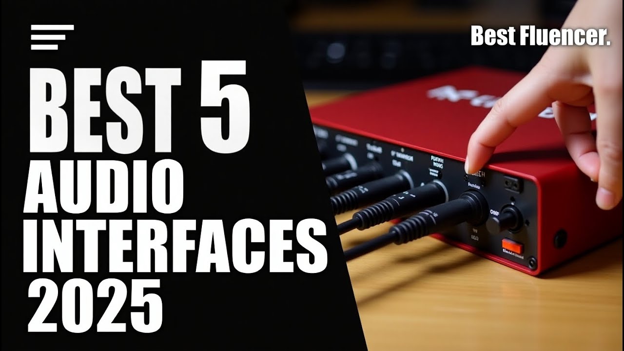 "Top 5 Audio Interfaces of 2025 – Studio Quality, Pro Performance ...