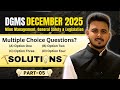 DGMS December 2025 | Mine Management, Safety &amp; Legislation MCQ Solutions | Part 05 | by Muzaffer Sir