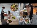 【2daysvlog】初夏の夜カフェ🍷✨ | しっかり働く日とオフな日の過ごし方 | 美味しい食べ物を沢山摂取する🏃🥣