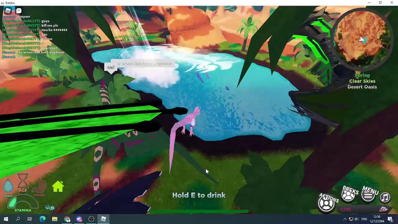 Roblox Live Creatures of Sonaria New map update oasis and dunes WIP