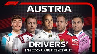 Pre-Race Press Conference Highlights: 2020 Austrian Grand Prix