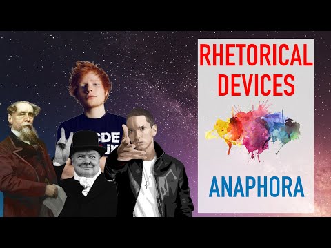 Rhetorical Devices - Anaphora