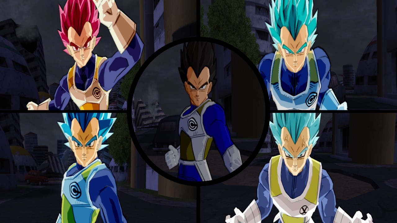 [DBZBT3 HEROES MAX V2] VEGETA CC ALL FORMS! - YouTube
