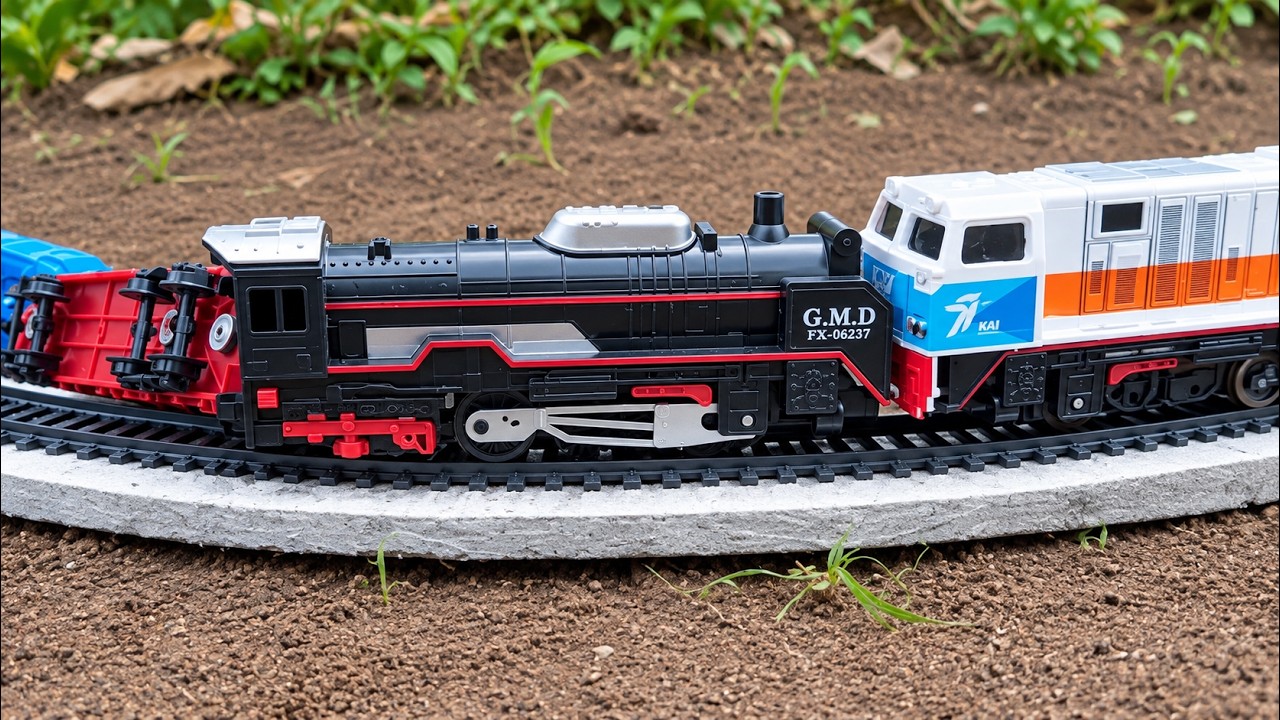 Train Toys Mega Build | Incredible Railway Crossing, Bridges, and Fast ...