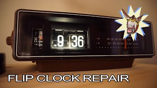 Panasonic RC-7469 Replacement Numbers Flip Clock Digits Flaps Parts 