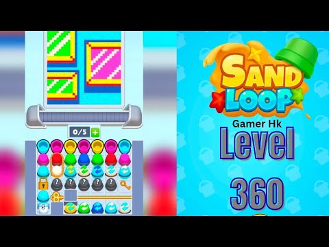 Sand loop level 360 Super Hard level Walkthrough Solution 