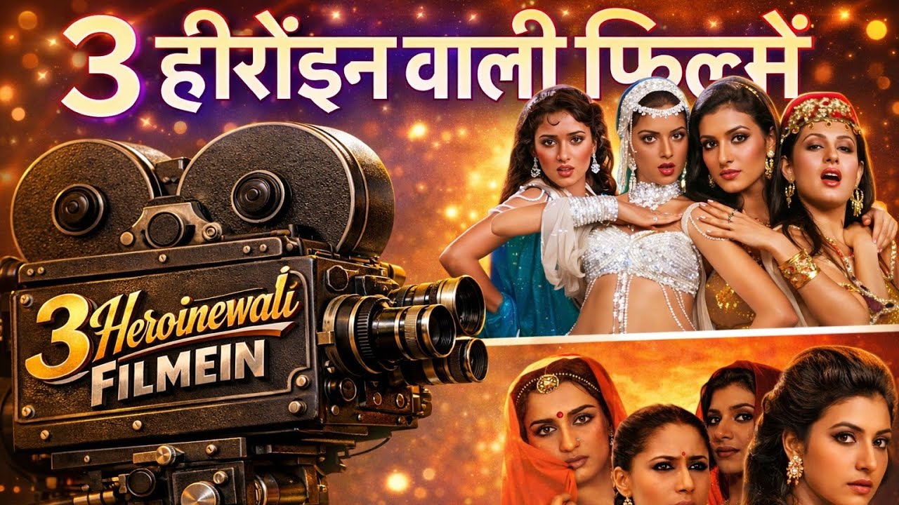 3 Heroinewali Filmein/ 51 Bollywood Films With 3 Heroines /एक नहीं तीन-तीन हीरोइन वाली फिल्में! 51