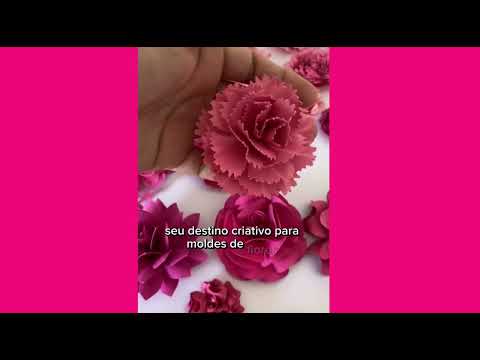 Flores de Papel 3D - Moldes prontos para uso SVG DXF e PDF