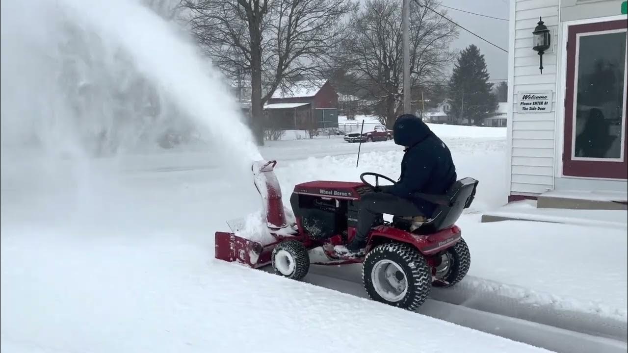 Wheel Horse Snowblower 418A YouTube