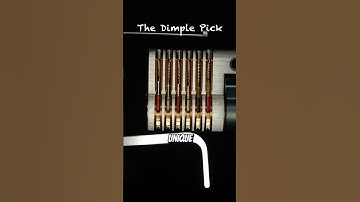 How to use a dimple pick. #locks #locksmith #lockpicking #edc #tutorial #diy
