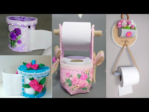 4 ideas storing toilet paper - YouTube