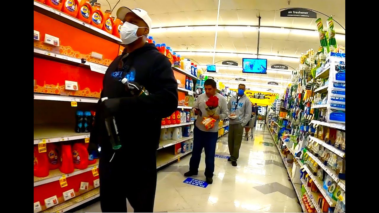 Standing in line six feet apart Apr 7 YouTube