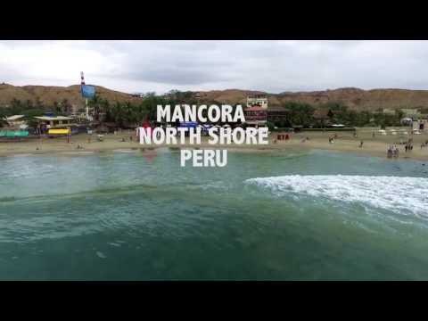 Amazing surf in Mancora, north shore of Peru