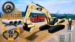 New City Road Construction Simulator Game - Android Gameplay screenshot 2