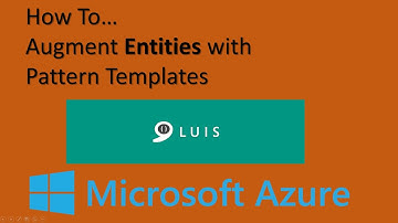 Microsoft Azure LUIS - Contextually Related Patterns Using Roles