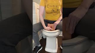 POV: On The Toilet | How to Insert a Menstrual Disc - Nixit and Hello Disc  #shorts