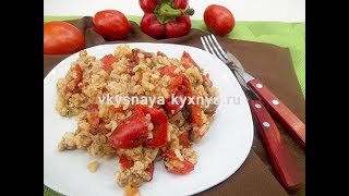 Ленивые фаршированные перцы с фаршем - просто, быстро, вкусно! Ленивые фаршированные перцы с фаршем - просто, быстро, вкусно!