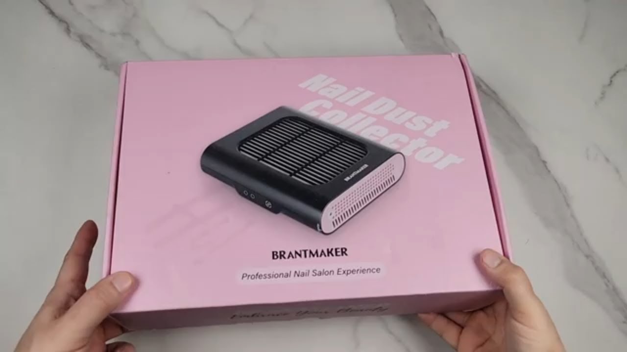 Unboxing & Setup: Nail Dust Collector with Brush & Filter