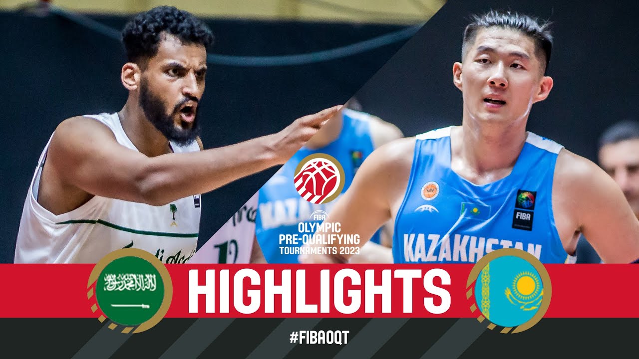 KSA 🇸🇦 v KAZ 🇰🇿 | Basketball Game Highlights | FIBA Olympic Pre