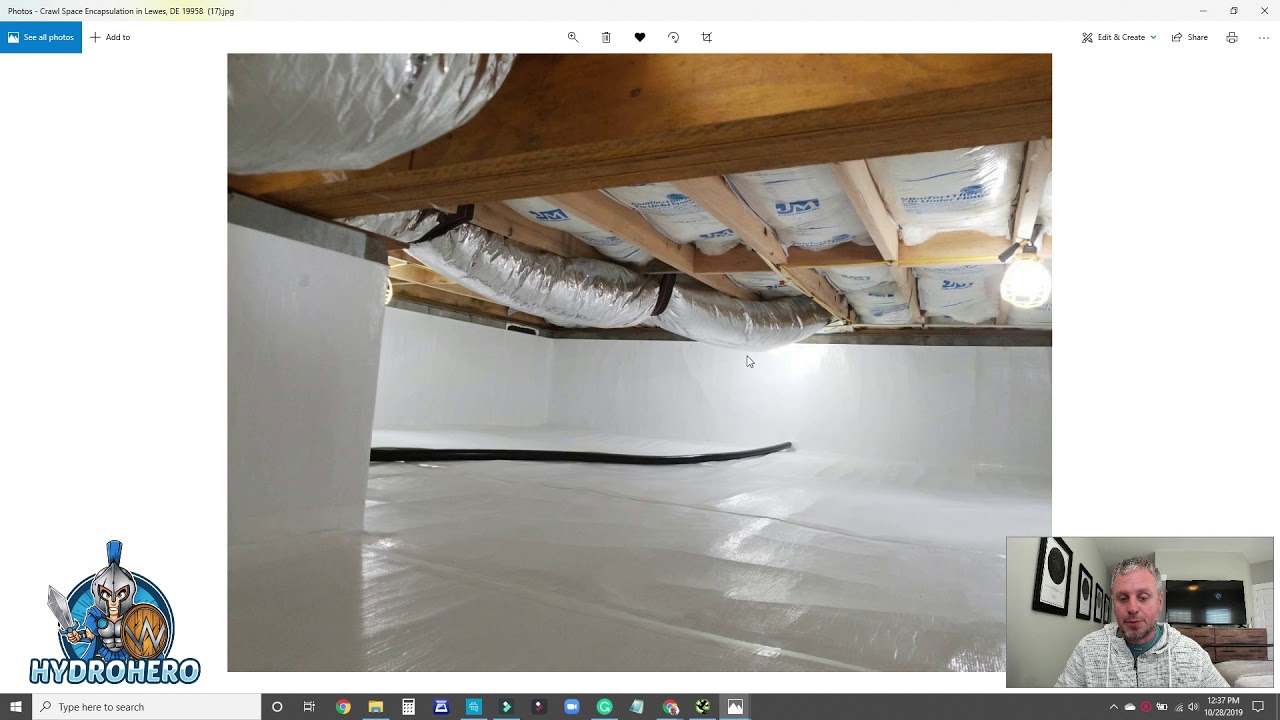 Crawl Space Encapsulation In Salisbury, MD 21842 - YouTube