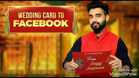 Wedding card to facebook | New punjabi song | by jaggi jogawal |