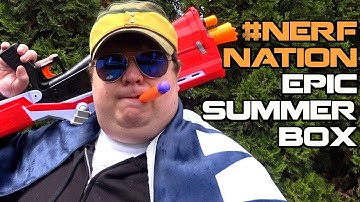 #NerfNation EPIC SUMMER Box! Fortnite Blasters! | Walcom S7