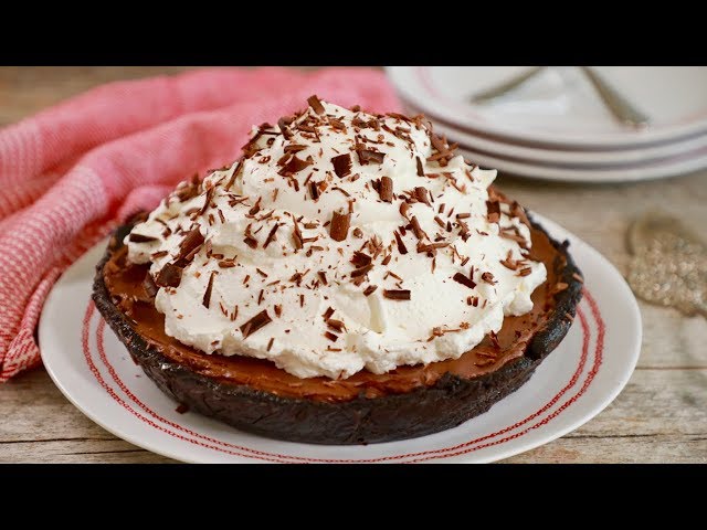 No Bake Chocolate Pie with 5 Ingredients - Gemmas Bigger Bolder Baking
