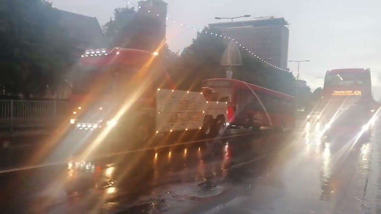 Field Service's DAF 85.460 Tow Truck Registration Number Is HX63 LHZ Is Towng Plymouth CB  Bus 141