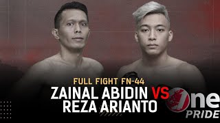 Lightweight! Zainal Abidin VS Reza Arianto | Full Fight One Pride MMA FN 44