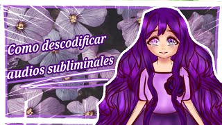 🌸𝐜𝐨𝐦𝐨 𝐝𝐞𝐬𝐜𝐨𝐝𝐢𝐟𝐢𝐜𝐚𝐫 𝐚𝐮𝐝𝐢𝐨𝐬 𝐬𝐮𝐛𝐥𝐢𝐦𝐢𝐧𝐚𝐥𝐞𝐬? + 𝐦𝐨𝐬𝐭𝐫𝐚𝐧𝐝𝐨 𝐥𝐚𝐬 𝐚𝐟𝐢𝐫𝐦𝐚𝐜𝐢𝐨𝐧𝐞𝐬 𝐪𝐮𝐞 𝐡𝐚𝐠𝐨 ||💗🌸💖tutorial Capcut🌸 screenshot 5