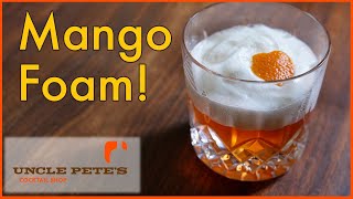 Mango Foam! | Egg white foam using mango syrup in the iSi whipper