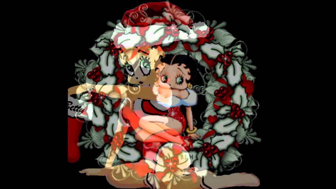 merry kissmas 2 Betty Boop - Merry Kissmas- by missy cat