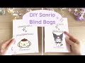 How I Made the CUTEST Sanrio Blind Bags | DIY Pompompurin & Kuromi 💛🖤 (No Talking, Cozy Craft)