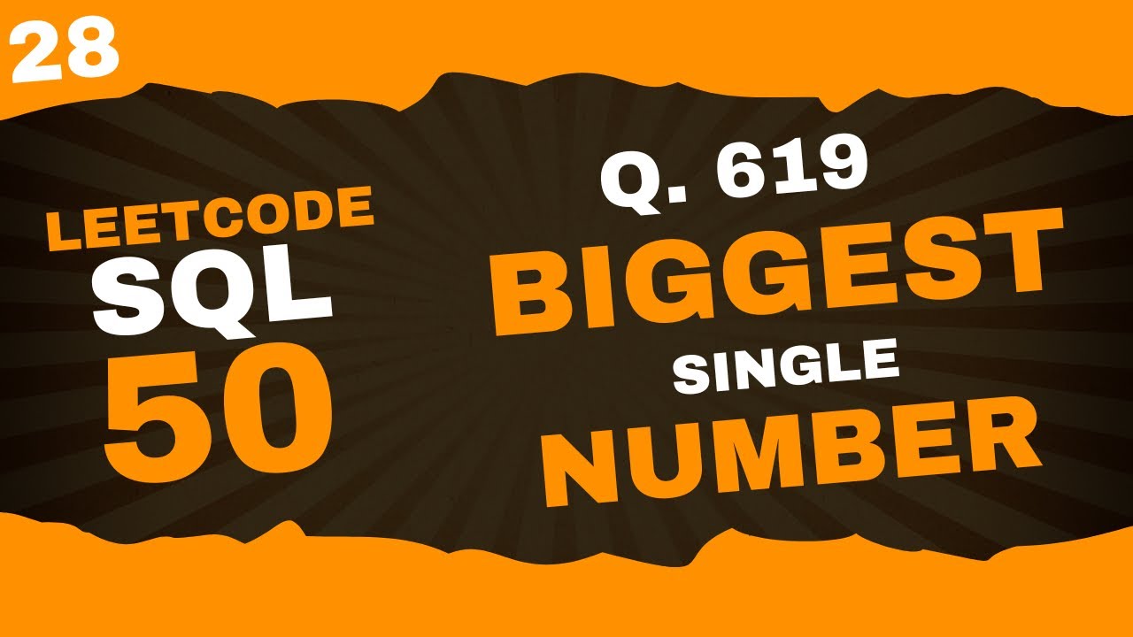 🔢 Find the Biggest Single Number in SQL | Master GROUP BY & HAVING ...