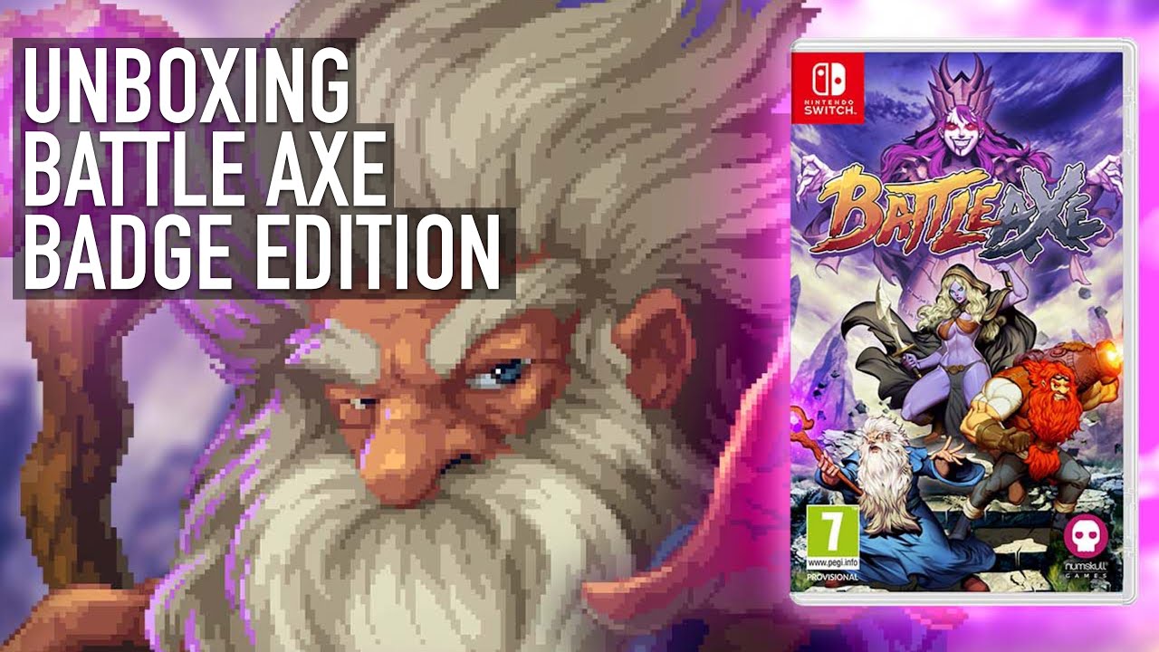 UNBOXING BATTLE AXE BADGE EDITION FOR NINTENDO SWITCH - YouTube