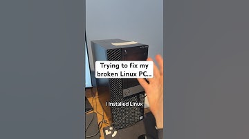 Trying to fix my broken PC… #linux #techfacfs #techtok