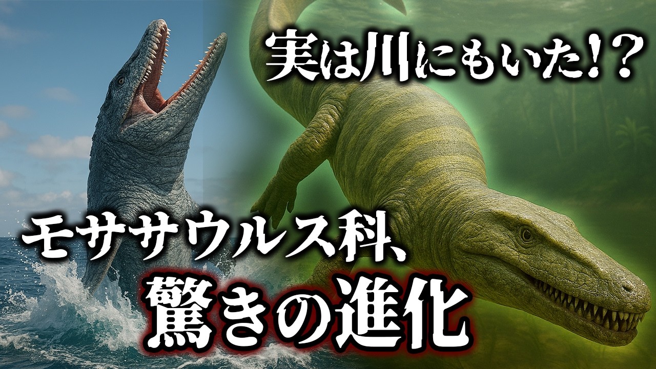 【ゆっくり解説】実は川にもいた！？海の猛者モササウルスと仲間たち