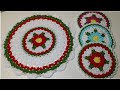 My Pretty Flower Dishcloth and Table Topper - Crochet Tutorial - #LionBrandYarn #LionBrand