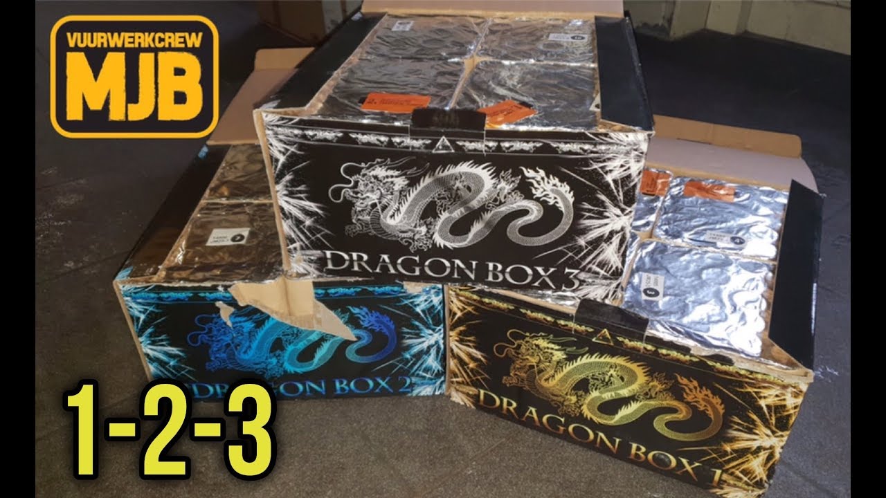 VUURWERK DRAGON BOX 1 - 2 - 3 EVOLUTION FIREWORKS 2018/2019